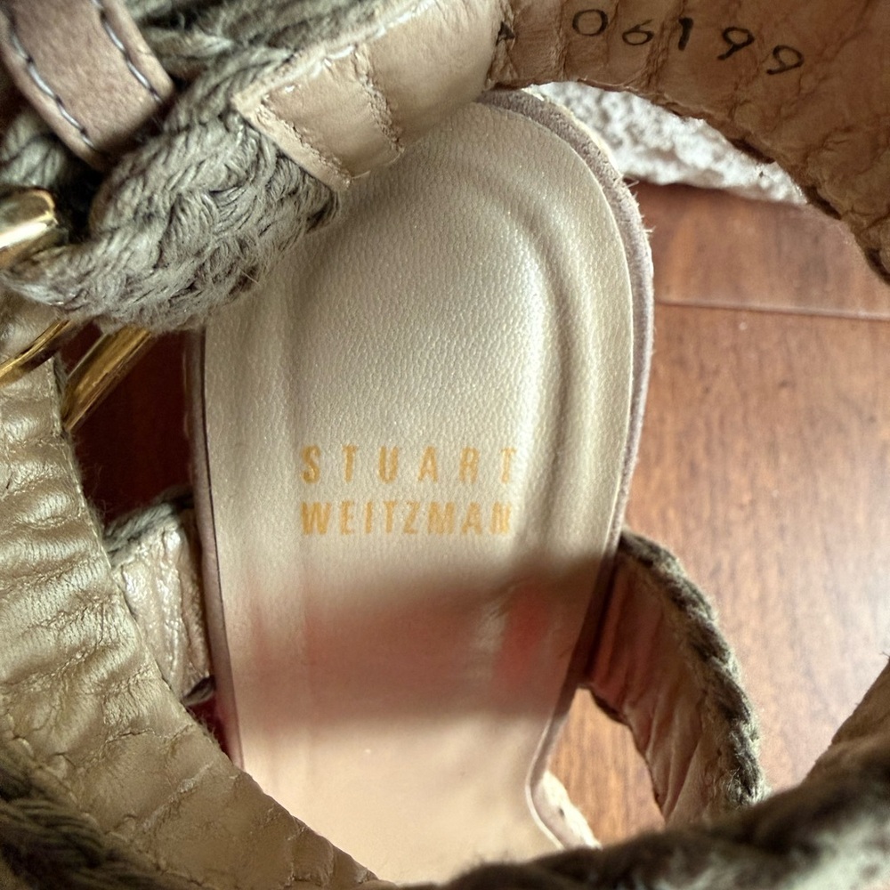 Stuart Weitzman “Alex” crochet Espadrille sandals - Picture 9 of 9